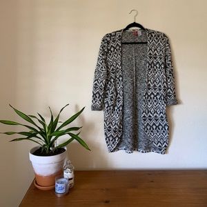 Long Textured Sweater